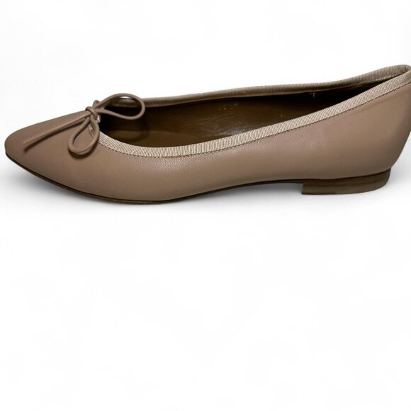 Margaux Pointed-Toe Flats sz 38.5 EU Rose Nappa - Picture 11 of 16